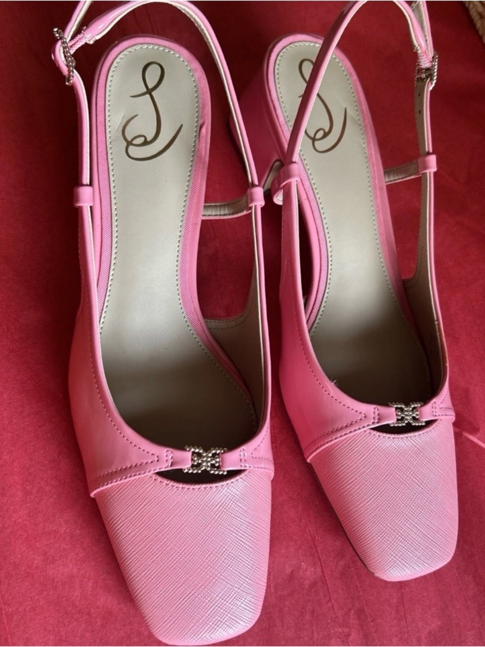 The Sam Edelman Women's Tarra 2 Slingback Heel in Pink Lotus, size 9,